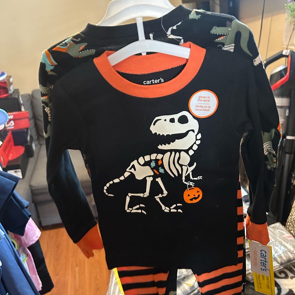 Carter's Dinosaur Halloween Pajama Set